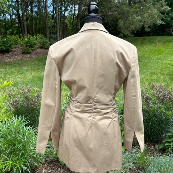 BIMBA Y LOLA JACKET (Spanish/Portuguese) Fashion Brand Size 38 Color Sand - Picture 6 of 12